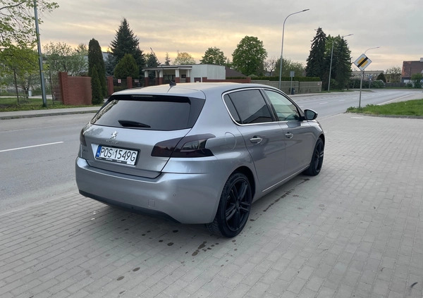 Peugeot 308 cena 45500 przebieg: 88900, rok produkcji 2014 z Kalisz małe 46